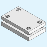 Basi per stampi in acciaio -  standard ISO - 2 piastre- 4 colonne